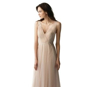 Jenny Yoo Bridesmaid Dress Emelie Beaded Sz4